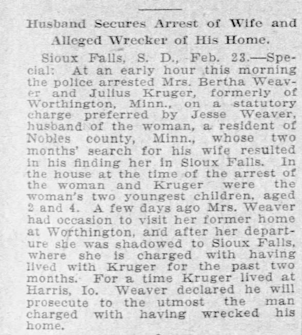 Clipping from Sioux City Journal